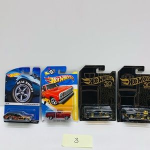 Lot of 4 Hotwheels 71 Satellite 78 Dodge Lil Red Express 68 Dart Rodger Dodger